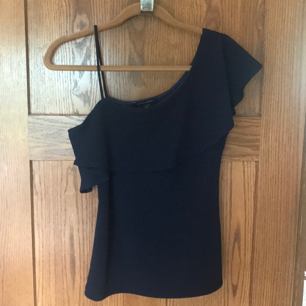 Banana Republic Navy Top - Picture 1 of 1
